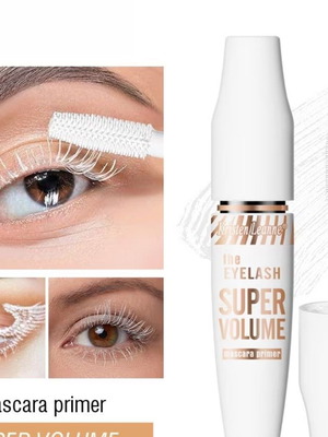 Mascara primer ολοκαινουργια με ίνες για όγκο