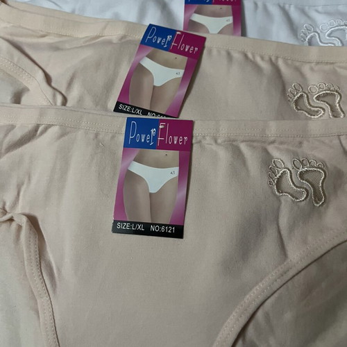 Women's cotton underwear set L/XL new, pack of 12