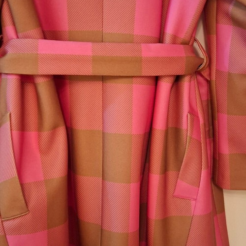 Le Sarte Del Sole coat new, pink and beige, size XL