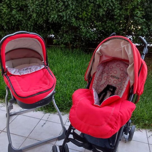 Stroller set used with base and car seat 0-13 kg