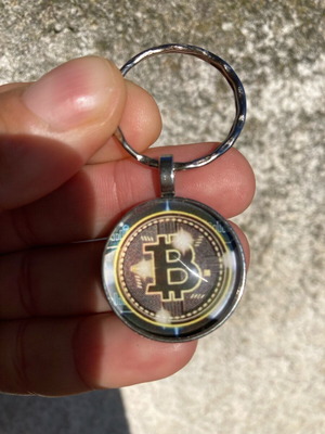 Bitcoin Crypto Fun Key Ring new