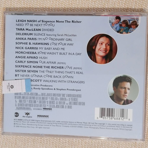 Bounce Original Motion Picture Soundtrack CD like new