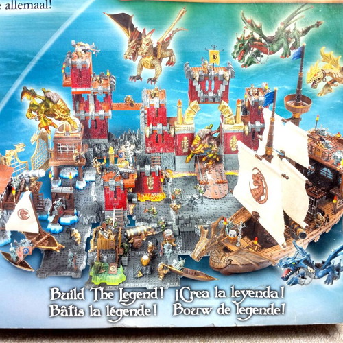 Mega Bloks Dragons Krystal Wars Man-O-War Warship 2003
