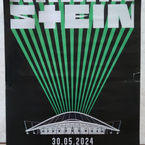 Rammstein poster from Athens live 30.05.2024 used
