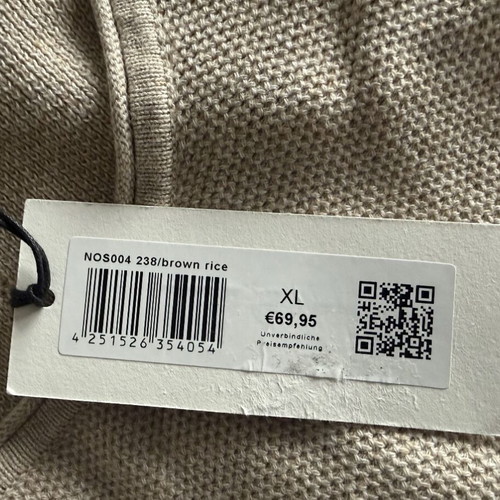 Nowadays Honeycomb Pullover new, beige, size L