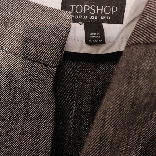Topshop women's pants new, gray, size M