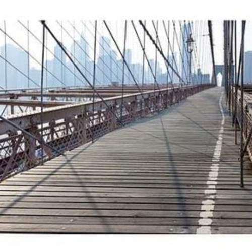 Brooklyn Bridge painting used, polypropylene canvas 200x140 cm