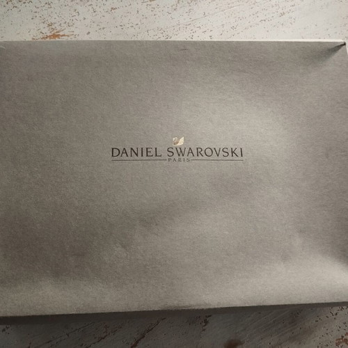 Daniel Swarovski Paris necklace new, silver with clear crystal