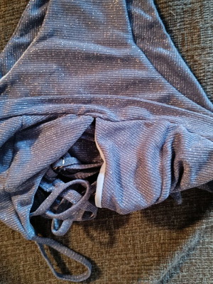 Lurex bikini blue size medium like new