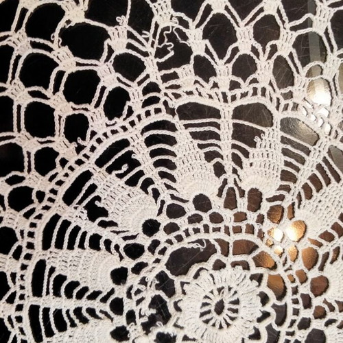 Vintage Handmade Crochet Doilies Set of 4 White like new