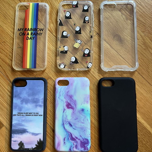 iPhone 8 cases like new, sold separately or together
