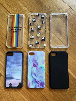 iPhone 8 cases like new, sold separately or together