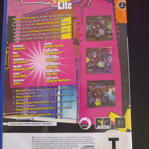 Dance UK XL Lite PS2 used