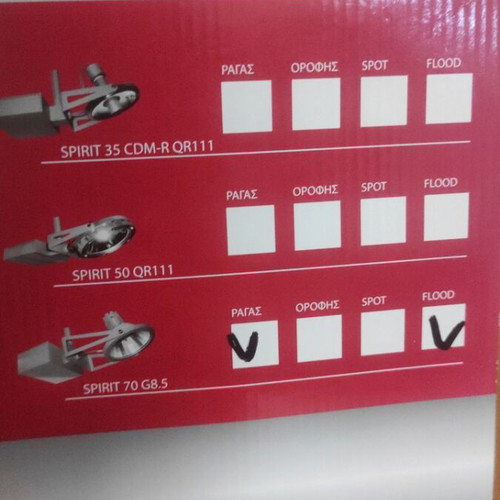 Petridis Spirit 70 G8.5 Track Floodlight new