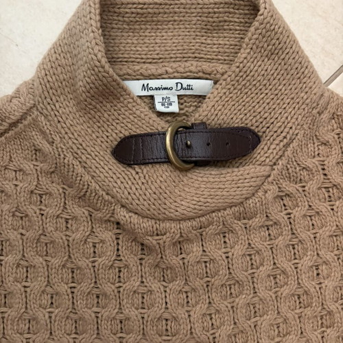 Massimo Dutti children's knitted poncho cape like new, size P/S