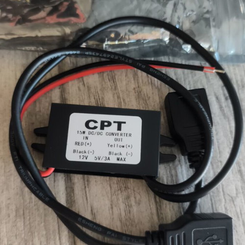 Indoor Car and Motorcycle Transformer 12V to 5V New
