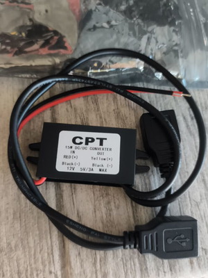 Indoor Car and Motorcycle Transformer 12V to 5V New