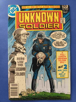 The Unknown Soldier 219 comic book used, English