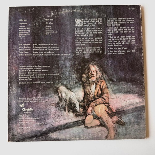 Jethro Tull Aqualung LP used, 1st US 1971, gatefold textured sleeve