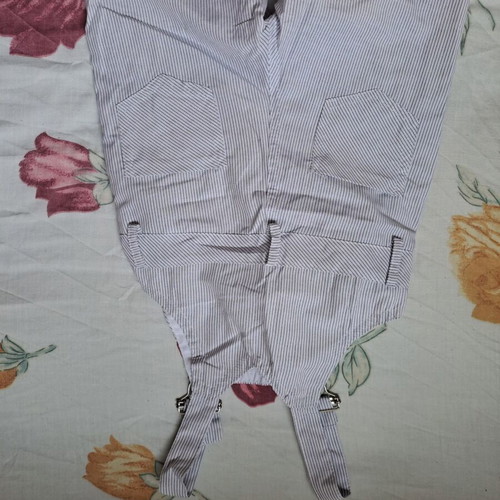 Bebus striped baby salopette 12 months