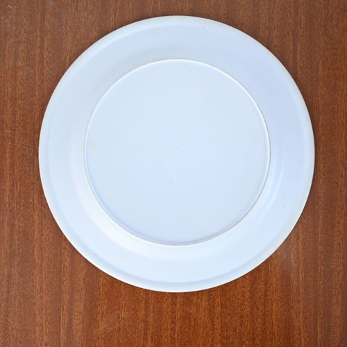 Plastic plate Cherry Orchard used, pink, 25 cm diameter