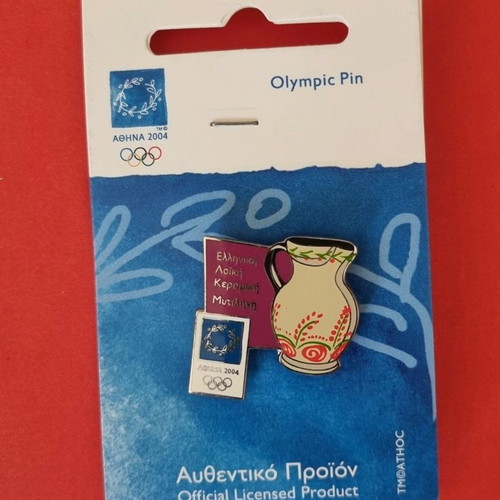 Authentic Athens 2004 Olympic Pin Set of 8, New