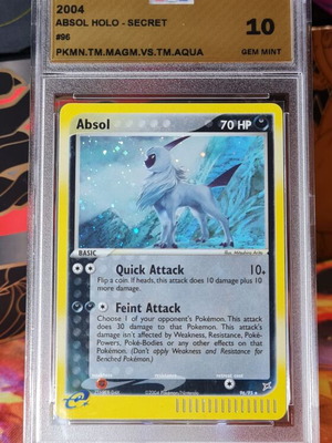Absol Holo Pokemon 2004 new, Ex Team Magma vs Team Aqua #96