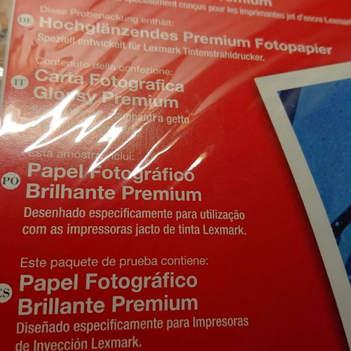 Photo paper sheets new for inkjet printers, pack of 65 sheets