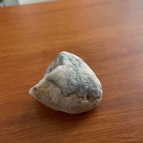 White quartz new with natural inclusions