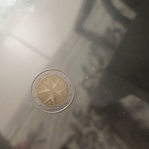 Malta 2 euro coin 2008 used, normal