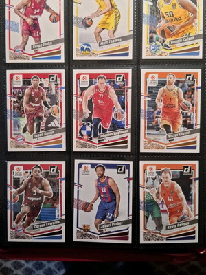 Κάρτες Euroleague Donruss 2023-2024 σαν καινούργιες