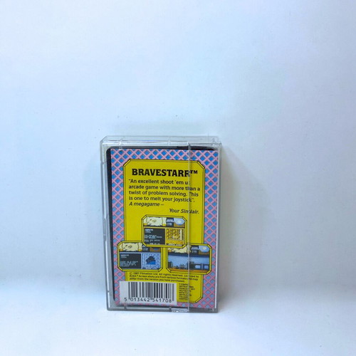 BraveStarr 1987 Spectrum cassette used, complete in box with manual