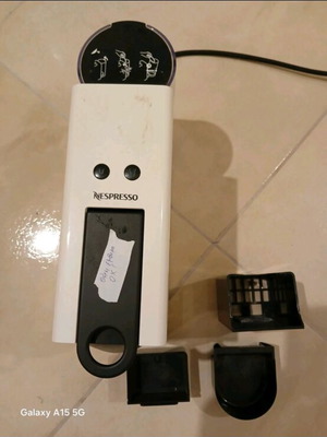 Krups Nespresso Essenza Mini espresso machine white used, faulty