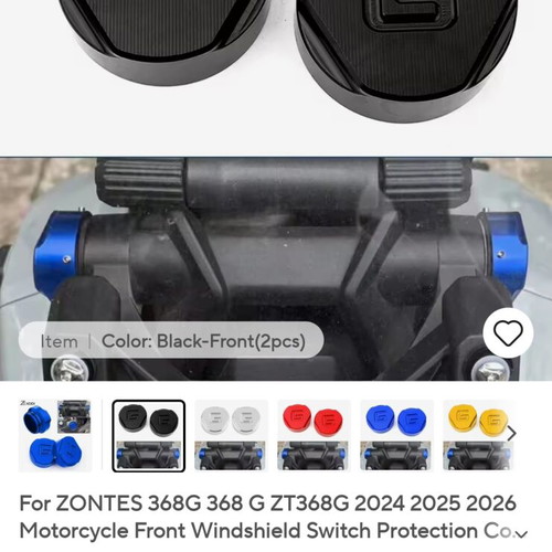 Zontes 368G switch protective covers for windshields new
