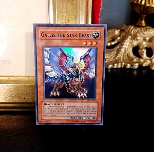 Yu-Gi-Oh , Gallis the Star Beast (super rare GX06-EN001) yugioh card game
