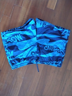 Μαγιό Moschino, μπλε, μέγεθος XL, στενή γραμμή
