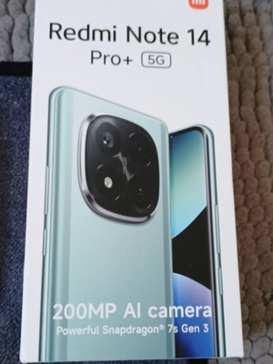 Xiaomi Redmi Note 14 Pro+ 5G Dual SIM smartphone, 8GB RAM, 256GB, black