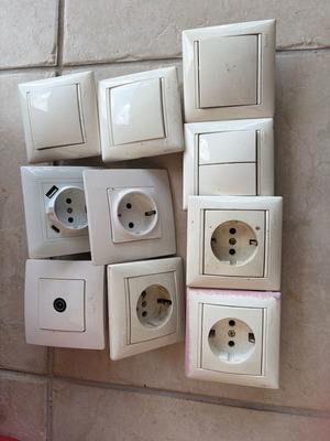 Legrand σετ διακοπτών και πριζών με πρίζα κεραίας τηλεόρασης