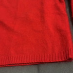 Wool sweater like new, red