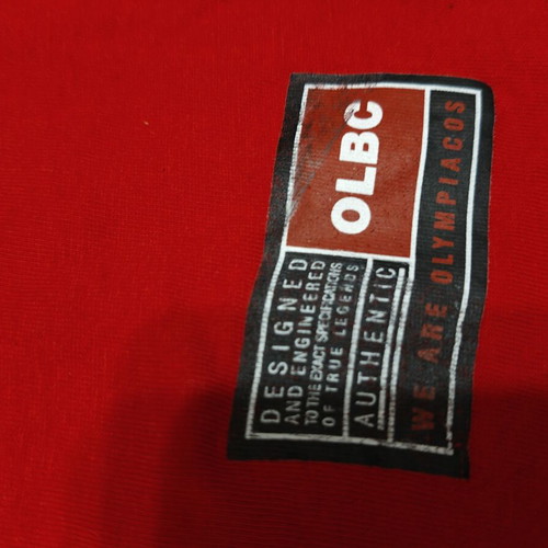 Authentic Olympiacos BC XXL T-shirt with minor print wear