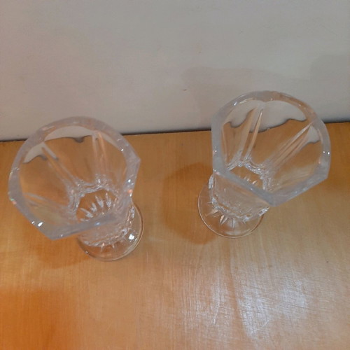 Crystal vases from West Germany like new, pack of 2