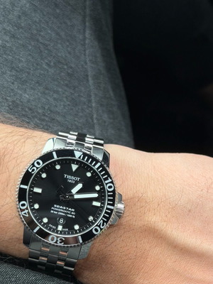 Tissot Seastar 1000 Powermatic 80 43mm σαν καινούργιο, μαύρο