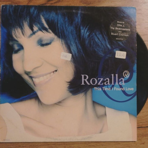Rozalla This Time I Found Love LP maxi single used, electronic