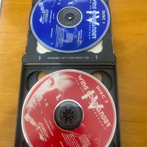 Wing Commander IV The Price of Freedom PC game used, 6 CD-ROMs