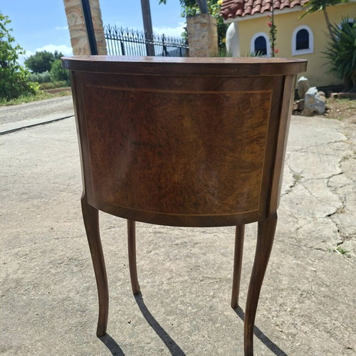 Rosewood coffee table with gold details like new