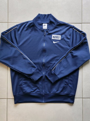 Nike track jacket blue size M like new