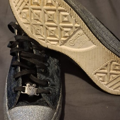 Converse All Star x Miley Cyrus velvet sneakers, size 41