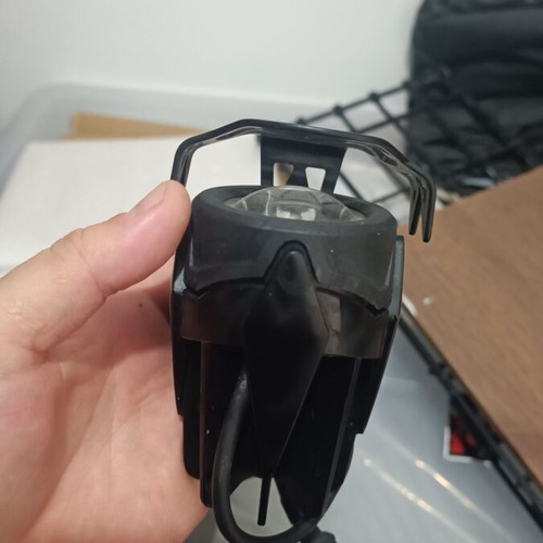 Fog lights used with wires and minor damage