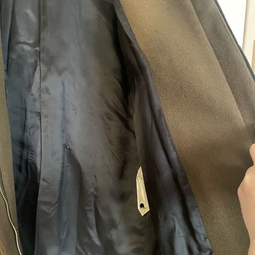 Zara duffle coat used, green, size S