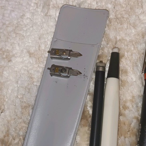 Rapidograph pens and other used items